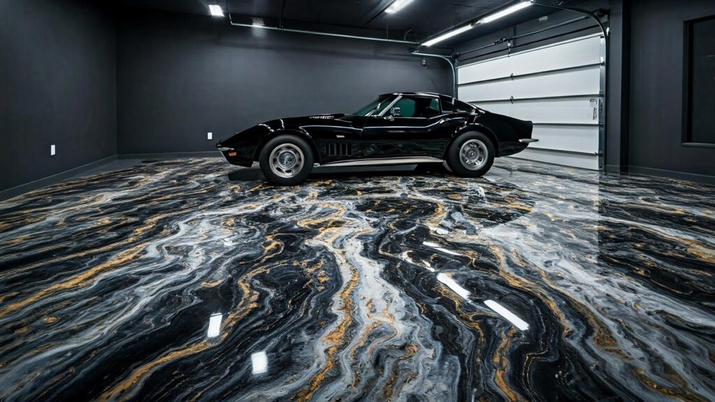 luxury epoxy garage flooring